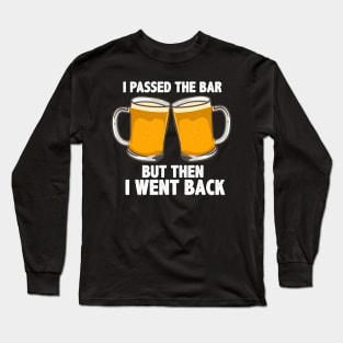 Funny Bar, Funny Drinking Long Sleeve T-Shirt